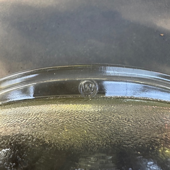 Vintage Westinghouse domed glass lid with fin; for loaf / meatloaf pan - Picture 3 of 8